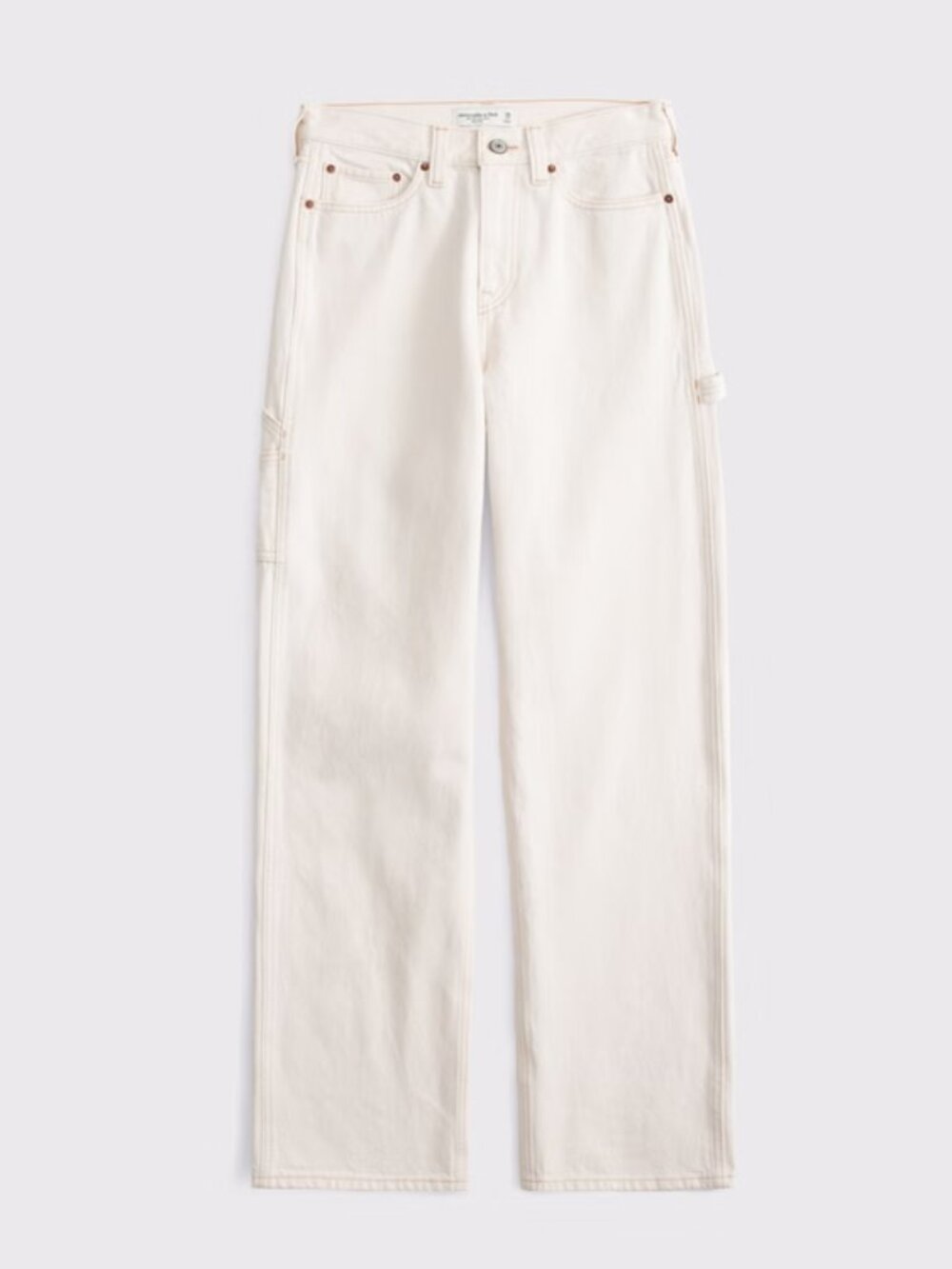 Abercrombie high rise 90's straight jeans